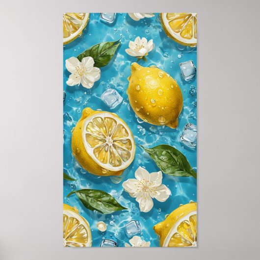 Poster Citrus Bloom Freshness (Devant)