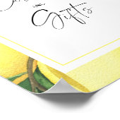 Poster Citrus - Cartes et Cadeaux (Coin)