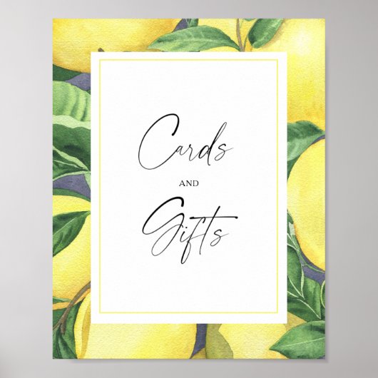 Poster Citrus - Cartes et Cadeaux (Devant)