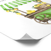 Poster Citrus - Chasse à l'anneau jeu de baby shower (Coin)
