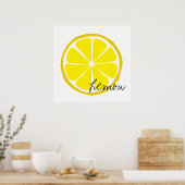 Poster Citrus citron d'été (Cuisine)