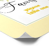 Poster Citrus citron thème Favoriser s'il vous plaît pren (Coin)