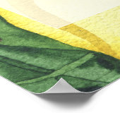 Poster Citrus de citron - signe de bienvenue baby shower (Coin)