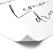 Poster Citrus - devinez combien de gouttes de citron (Coin)