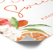 Poster Citrus Floral Downloadable Love is Sweet (Coin)