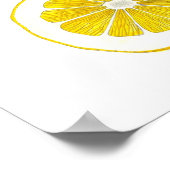 Poster Citrus Fruit Citron Botanique Imprimer n° 11 Wall  (Coin)