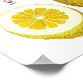 Poster Citrus Fruit Lemon Botanique Imprimer no 9 Wall Ar (Coin)