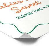 Poster Citrus Little Cutie Les bébés modernes sont doux (Coin)