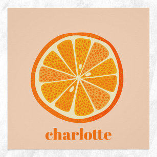 Poster Citrus Orange Fun Personnalisé