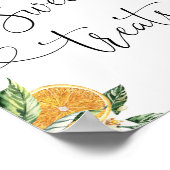 Poster Citrus Petites gâteries sucrées (Coin)