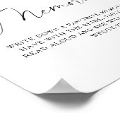 Poster Citrus - souvenirs avec la mariée (Coin)