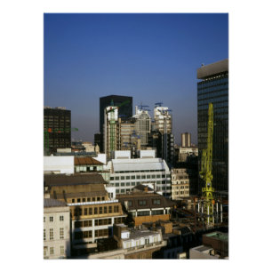 Poster City de Londres dans les années 1990