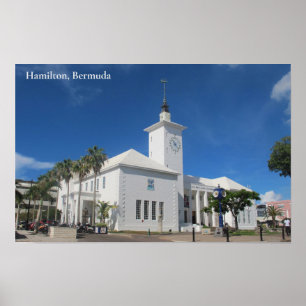 Poster City Hall and Arts Centre, Hamilton, Bermudes
