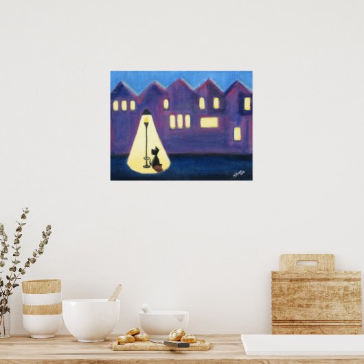 Poster City Kitty Print (Cuisine)