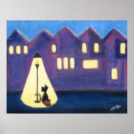 Poster City Kitty Print (Devant)