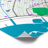 Poster City Map OF Athens, Greece (Coin)