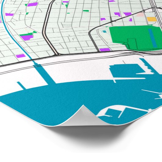 Poster City Map OF Athens, Greece (Coin)