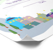 Poster City of David Jewish Baby Naming Birth Certificate (Coin)