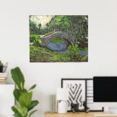 Poster City Park Bridge, Nouvelle-Orléans (Bureau à domicile)