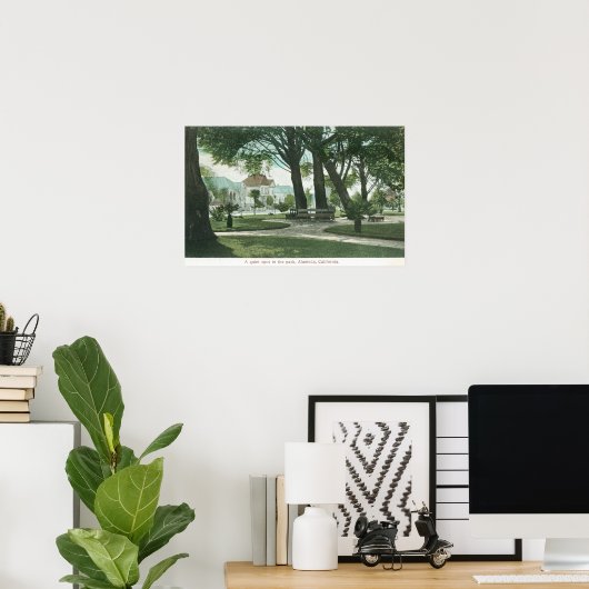 Poster City Park ViewAlameda, CA (Bureau à domicile)