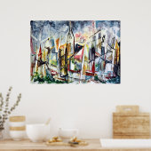 Poster Cityscape (Cuisine)