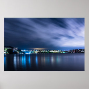 Poster - Cityscape bij Dawn