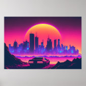 Poster Cityscape Cruiser : Chasing the Sunset (Devant)