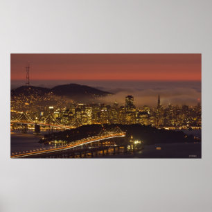 Poster Cityscape de San Francisco