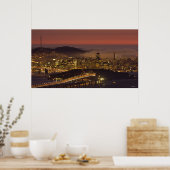 Poster Cityscape de San Francisco (Cuisine)