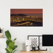 Poster Cityscape de San Francisco (Bureau à domicile)
