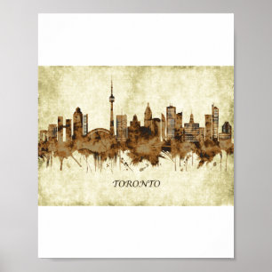 Poster Cityscape de Toronto Canada