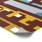 Poster Cityscape dessin à la main illustrations art, rue, (Coin)