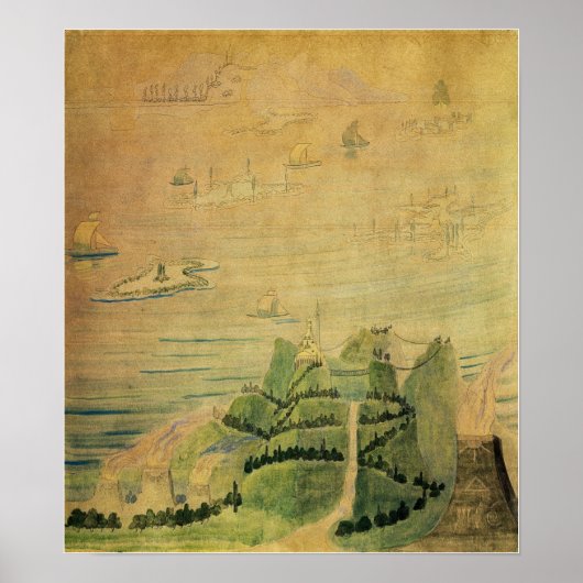 Poster Ciurlionis - Allegro III 1908 (Devant)