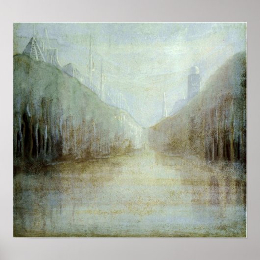 Poster Ciurlionis - Daybreak II 1906 (Devant)