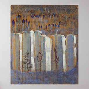 Poster Ciurlionis - Hiver III 1907