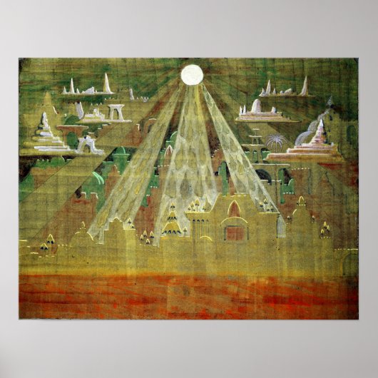 Poster Ciurlionis - Scherzo 1909 (Devant)