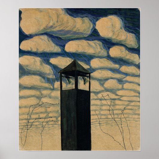 Poster Ciurlionis - Spring Motif II 1907 (Devant)