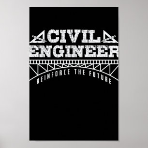 Poster Civil Engineer Reinforn The Future