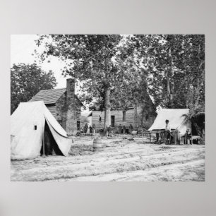 Poster Civil War Battlefield Hospital, 1862