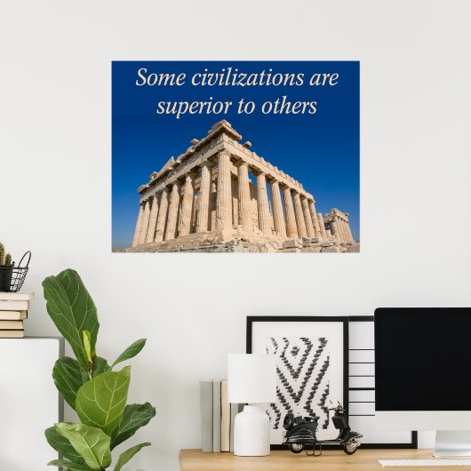 Poster Civilisation occidentale (Bureau à domicile)