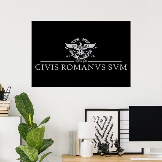 Poster Civis Romanus Sum (CIVIS ROMANVS SVM) (Bureau à domicile)