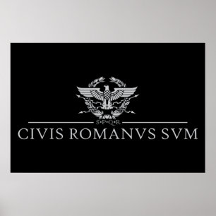 Poster Civis Romanus Sum (CIVIS ROMANVS SVM)