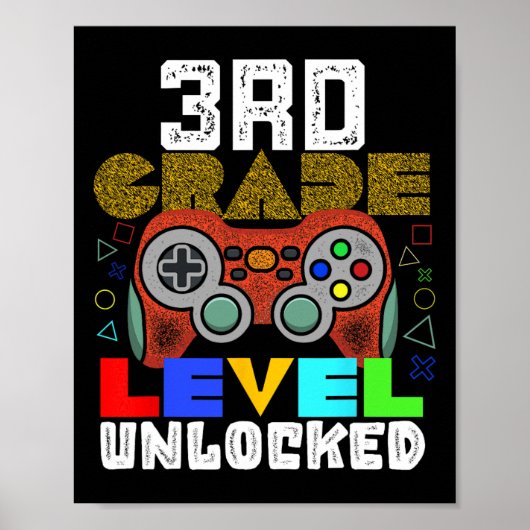 Poster Ck À l'école 3e année Gamer (Devant)