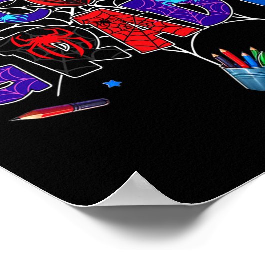 Poster Ck To School 2nd Grade Boys Gamer First Day Second (Coin)