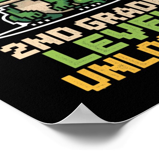 Poster Ck To School 2nd Grade Lizard Gamer Second Level U (Coin)