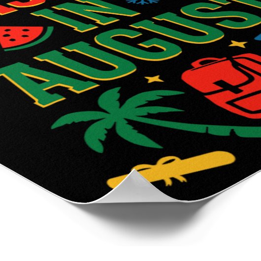 Poster Ck To School Xmas Palm Tree Graduation Noël I (Coin)