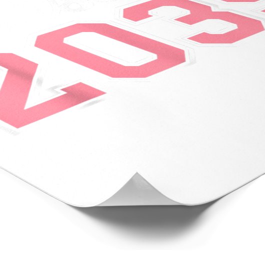 Poster Cl De 20 Croissance Avec Moi Kindergarten Pink Coq (Coin)