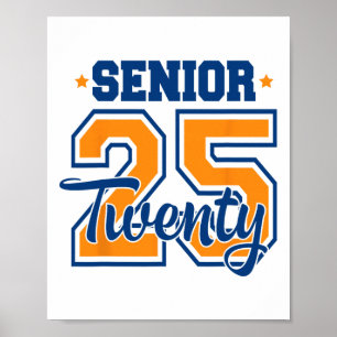 Poster Cl Of 2025 Senior 2025 Graduation Ou Premier Jour