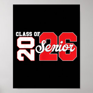 Poster Cl Of 2026 Senior 2026 Retour À L'École 2026 &