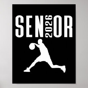 Poster Cl Of 2026 Senior Sports Theme Sketll Player Graph